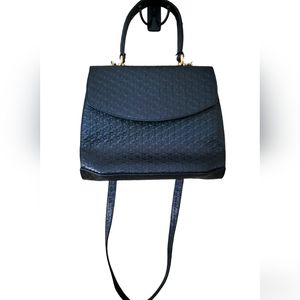 Escada Vintage Rare Daisy Embossed Handbag